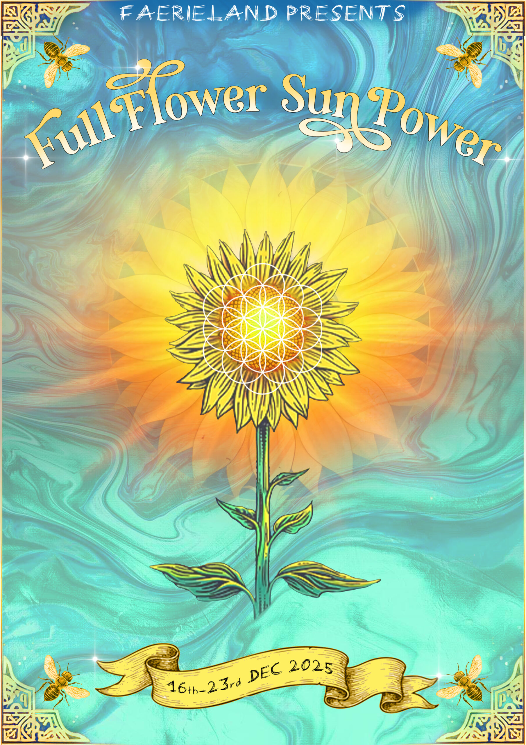 Full Flower Sun Power A4